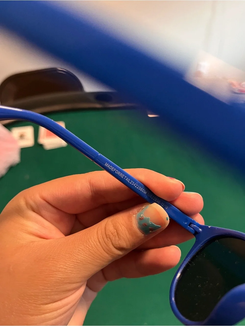 Kids Color-Block Sunglasses - Red & Blue Protective Shades